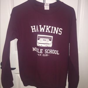 Hawkins Middle School A.V. Club Sweater